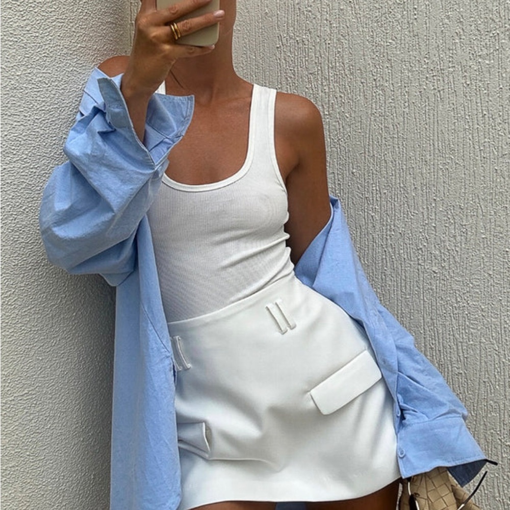 DISSH Brooklyn White Skort Size AU6 US 2 NWT